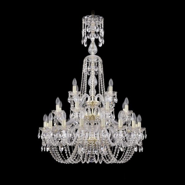Люстра хрустальная 1402/16+8+4/300/XL-123/3d G