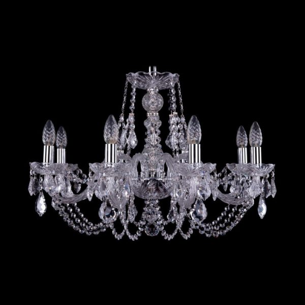 Люстра хрустальная 1406/8/240 Ni Leafs Люстра хрустальная 1406/8/240 Ni Leafs