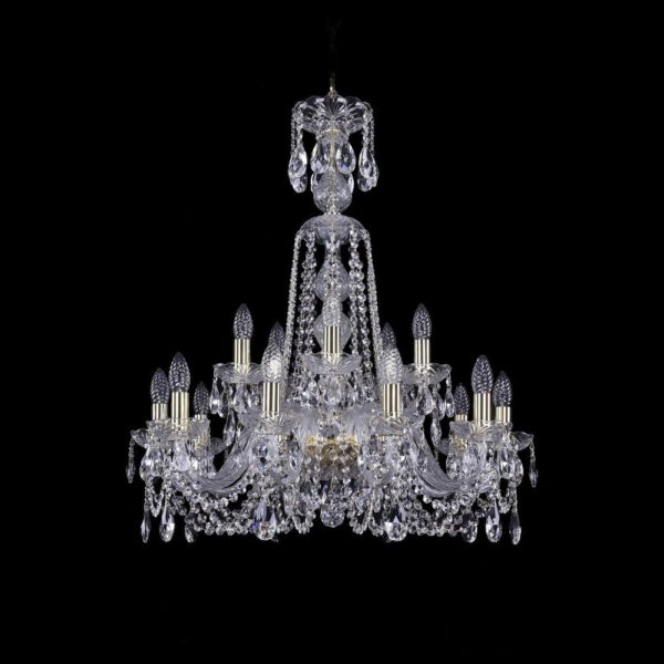 Люстра хрустальная 1402/10+5/240/XL-77 G