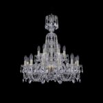 Люстра хрустальная 1402/12+6/240/XL-77 G