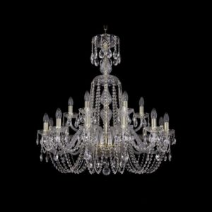 Люстра хрустальная 1402/12+6/300/XL-90 G