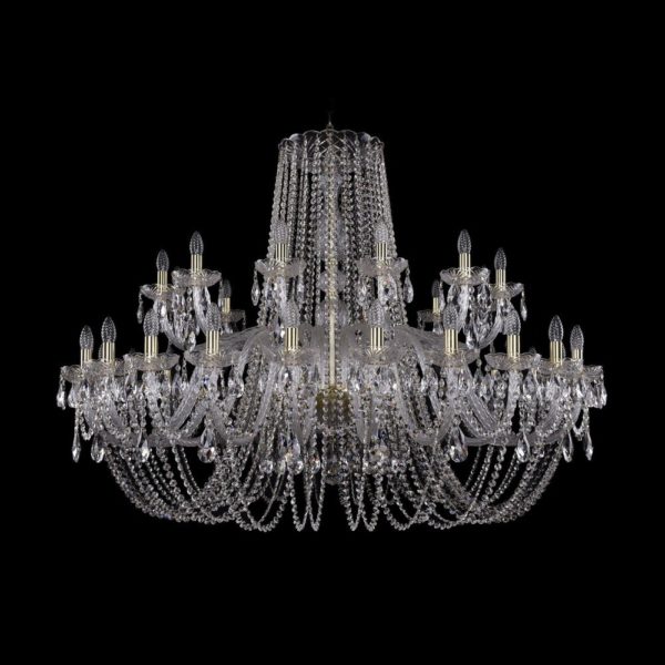 Люстра хрустальная 1402/24+12/530 G