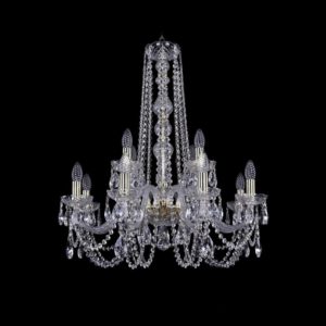 Люстра хрустальная 1402/8+4/240/h-76 G