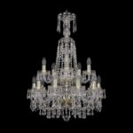 Люстра хрустальная 1403/10+5/195/XL-84/2d G