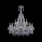 Люстра хрустальная 1403/12+6/240/XL-80 G