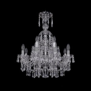 Люстра хрустальная 1403/8+4/195/XL-65 Ni