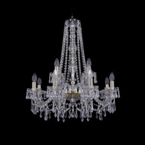 Люстра хрустальная 1403/8+4/240/h-76 G