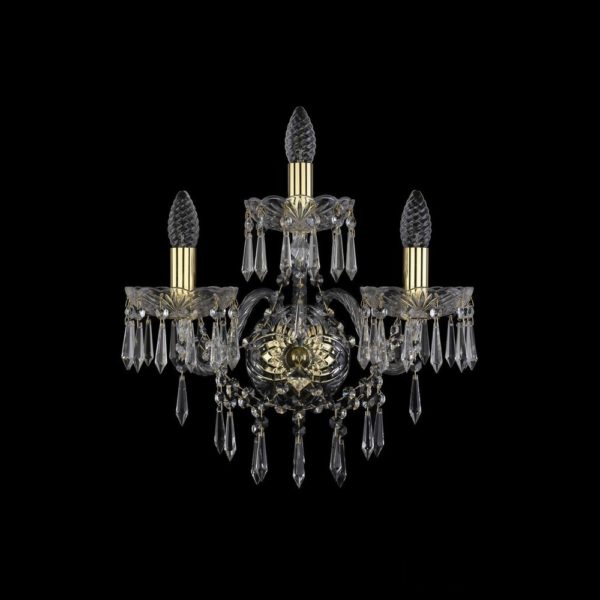 Бра хрустальные 1403B/2+1/160/XL G
