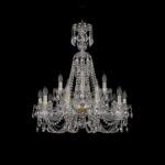 Люстра хрустальная 1406/10+5/240/XL-78 G