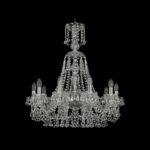 Люстра хрустальная 1409/10/240/XL-75 Ni