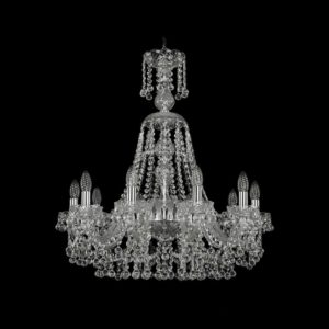 Люстра хрустальная 1409/10/240/XL-75 Ni
