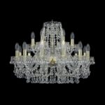 Люстра хрустальная 1409/12+6/240 G