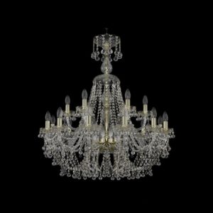 Люстра хрустальная 1409/12+6/300/XL-95 G