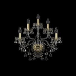 Бра хрустальные 1409B/2+2+1/195/XL G