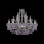Люстра хрустальная 1410/16+8+4/300 G V7010