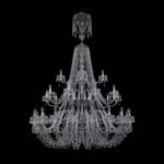 Люстра хрустальная 1410/20+10+5/530/XL-200/3d Ni V0300