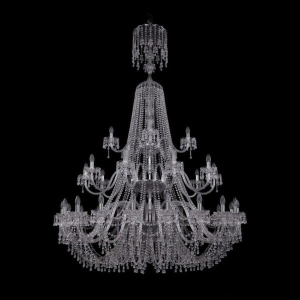 Люстра хрустальная 1410/20+10+5/530/XL-200/3d Ni V0300 Люстра хрустальная 1410/20+10+5/530/XL-200/3d Ni V0300