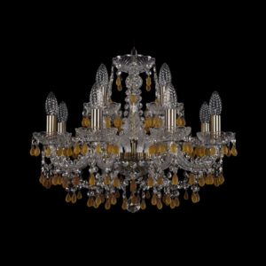 Люстра хрустальная 1410/8+4/195 Pa V1003