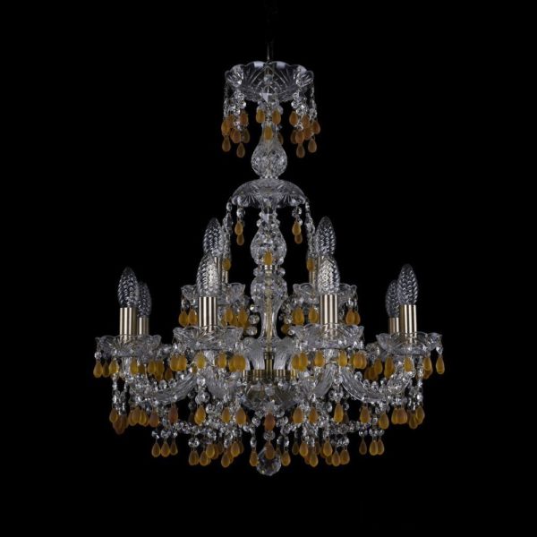 Люстра хрустальная 1410/8+4/195/XL-66 Pa V1003