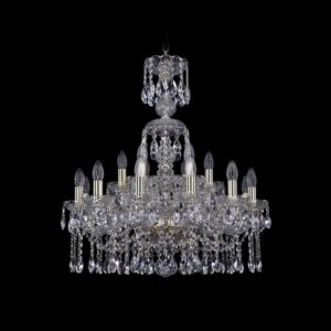 Люстра хрустальная 1413/12+6/220/XL-74 G