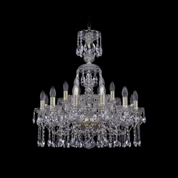 Люстра хрустальная 1413/12+6/220/XL-74 G
