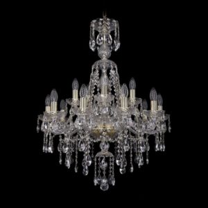 Люстра хрустальная 1415/10+5/220/XL-86 G