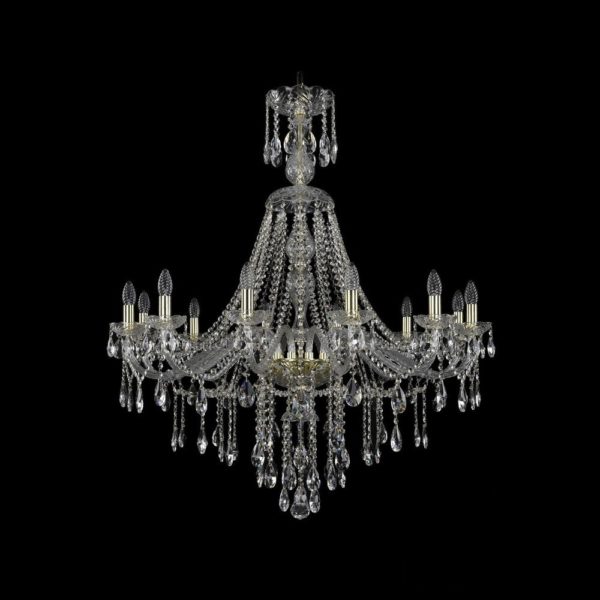 Люстра хрустальная 1415/12/360/XL-113 G Люстра хрустальная 1415/12/360/XL-113 G