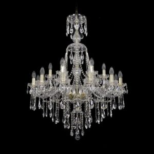 Люстра хрустальная 1415/12+6/300/XL-108 G