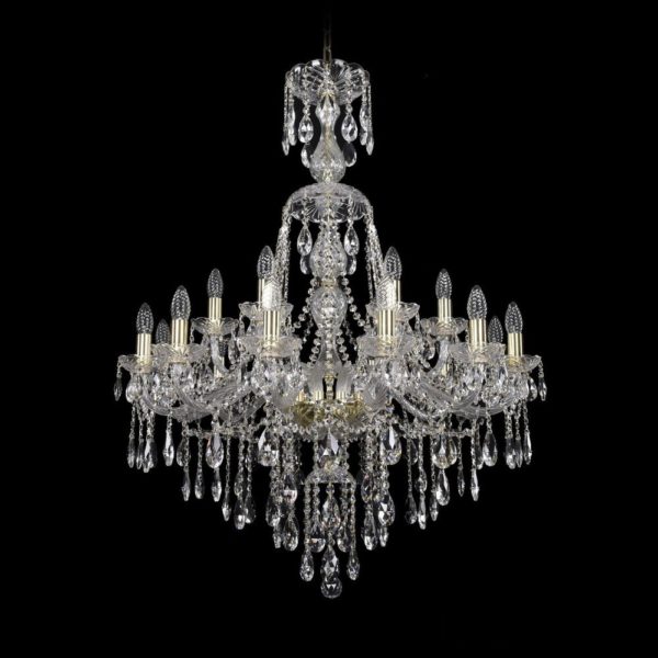 Люстра хрустальная 1415/12+6/300/XL-108 G