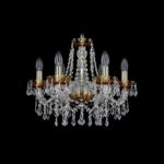 Люстра хрустальная 2403/6/160 G Amber/1B