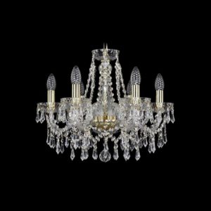 Люстра хрустальная 2403/6/160 G Clear/1C
