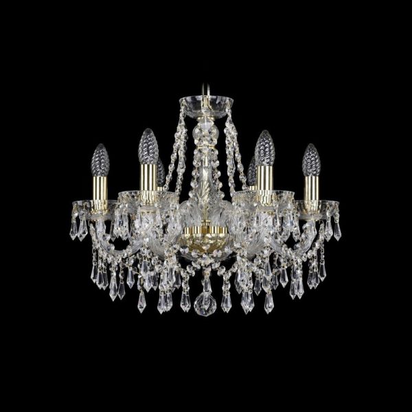 Люстра хрустальная 2403/6/160 G Clear/1C Люстра хрустальная 2403/6/160 G Clear/1C