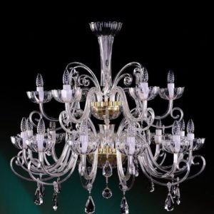Люстра хрустальная 1333/12+6/380 G